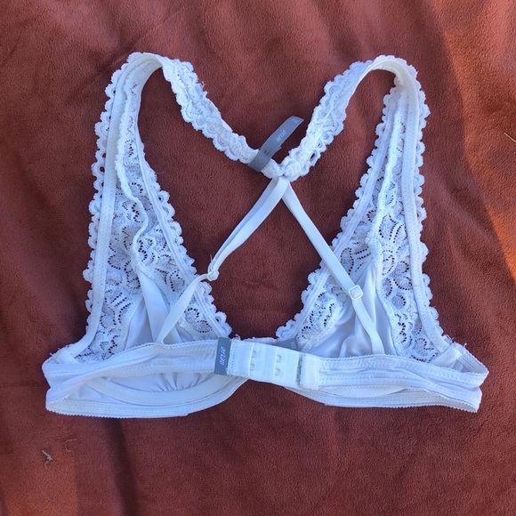 White Aerie Triangle Bralette 32B - Picture 3 of 4